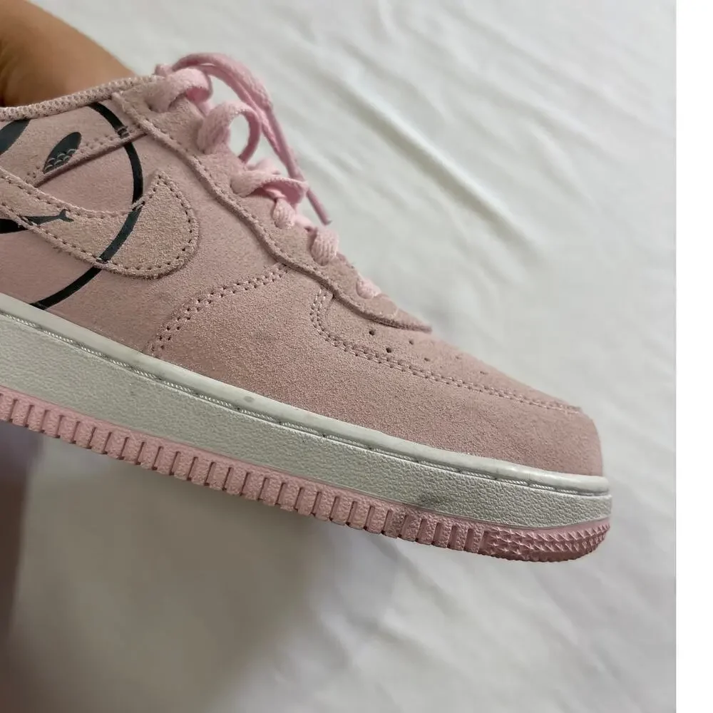 Nike Air Force 1 Low Have a Nike Day Pink Kids Girls 3 Seankers Casual Fun Artsy